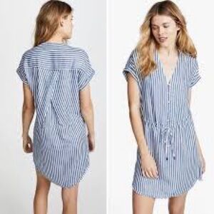 Paige Hailee blue & white striped dress